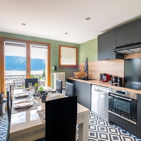 Апартаменты T4 Avec Vue Imprenable Sur Le Lac D'Annecy Вейрье-дю-Лак Экстерьер фото