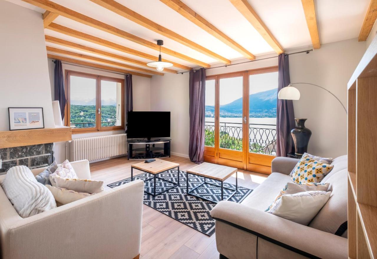 Апартаменты T4 Avec Vue Imprenable Sur Le Lac D'Annecy Вейрье-дю-Лак Экстерьер фото