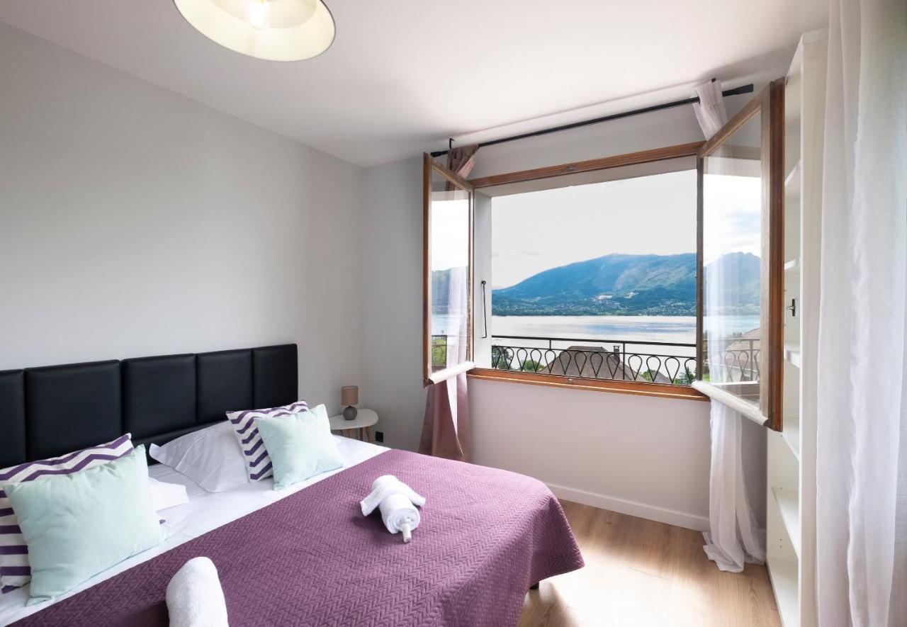 Апартаменты T4 Avec Vue Imprenable Sur Le Lac D'Annecy Вейрье-дю-Лак Экстерьер фото