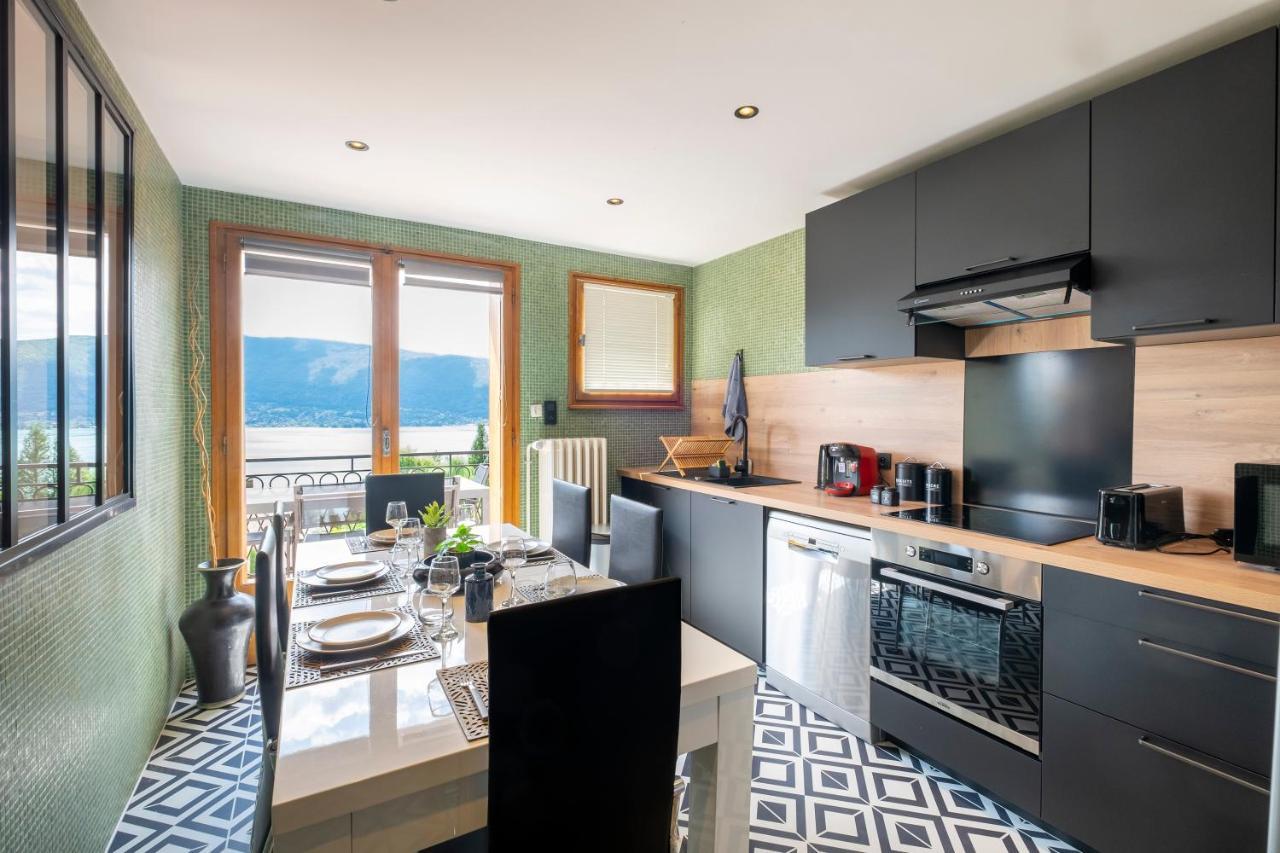 Апартаменты T4 Avec Vue Imprenable Sur Le Lac D'Annecy Вейрье-дю-Лак Экстерьер фото